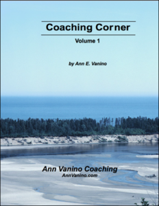 Coaching Corner, by Ann Vanino